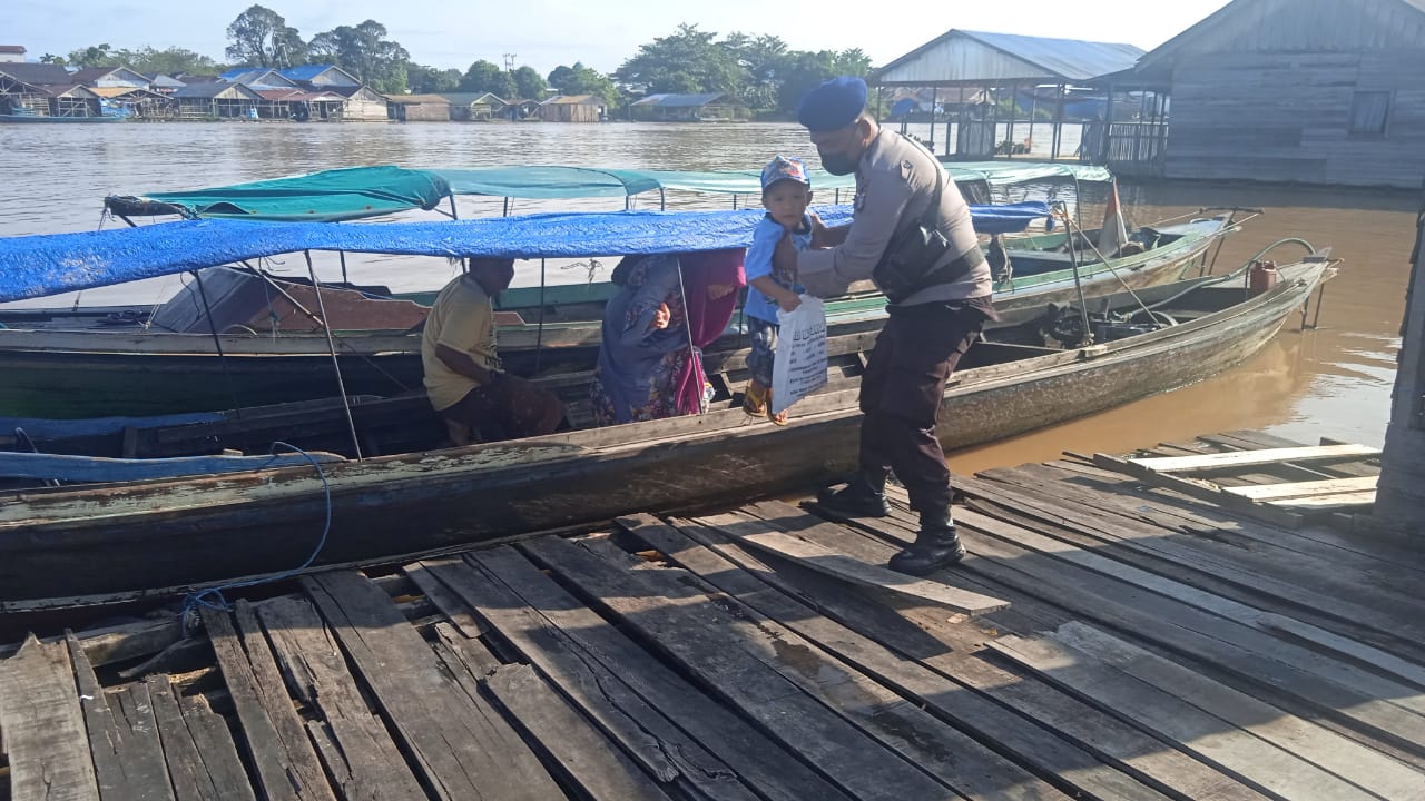Polairud Berikan Imbauan Kepada Pengguna Transportasi Air Agar Perhatikan Keselamatan  Â 
