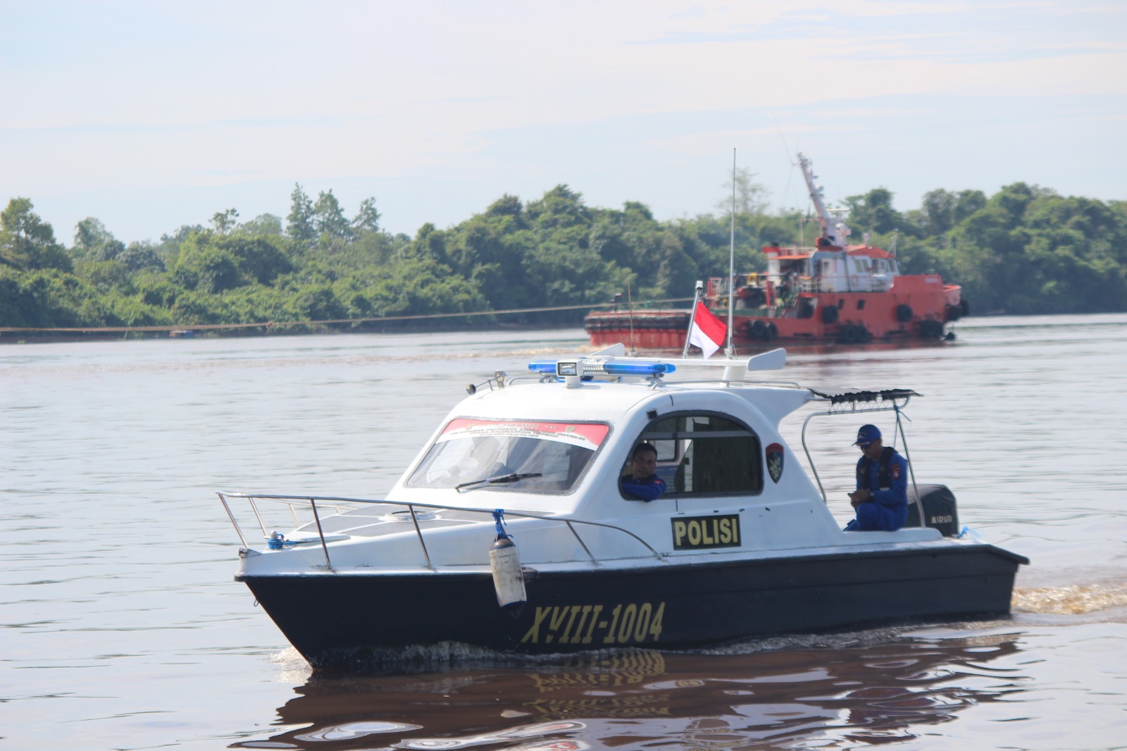 Wujudkan Perairan Aman, KP XVIII-1004 Patroli Disekitar Das Mentaya