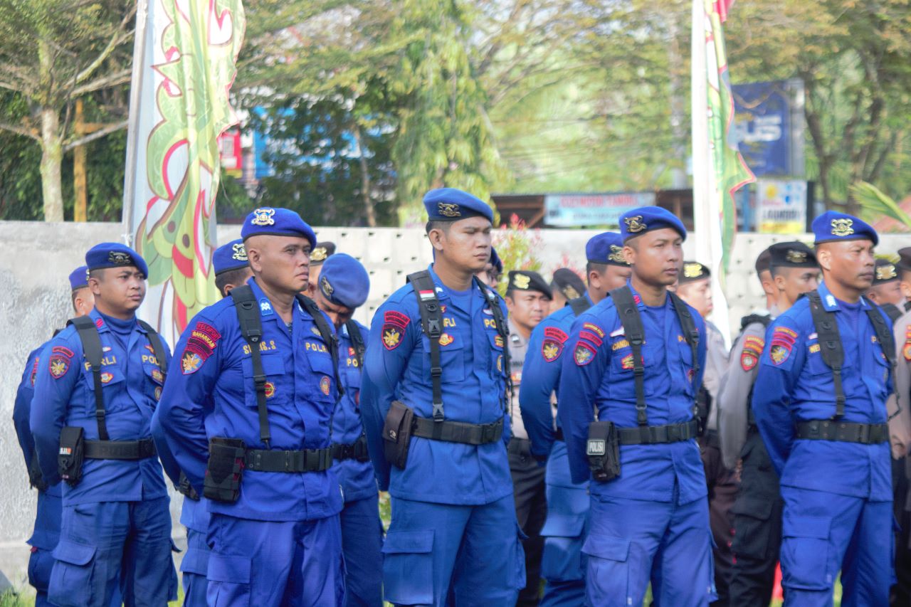 Personel Ditpolairud Ikuti Upacara Harkitnas Di Lapangan Pemda Kotawaringin Timur