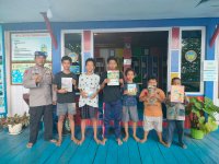 Belajar Bersama Polisi, Anak-anak Sekolah Antusias Kunjungi PBMH