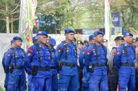 Personel Ditpolairud Ikuti Upacara Harkitnas Di Lapangan Pemda Kotawaringin Timur